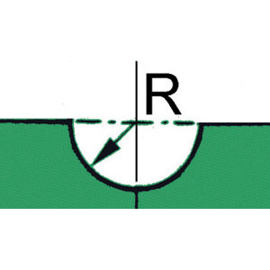 8791E - FRESE CON PROFILO SEMICIRCOLARE CONVESSO - Prod. SCU